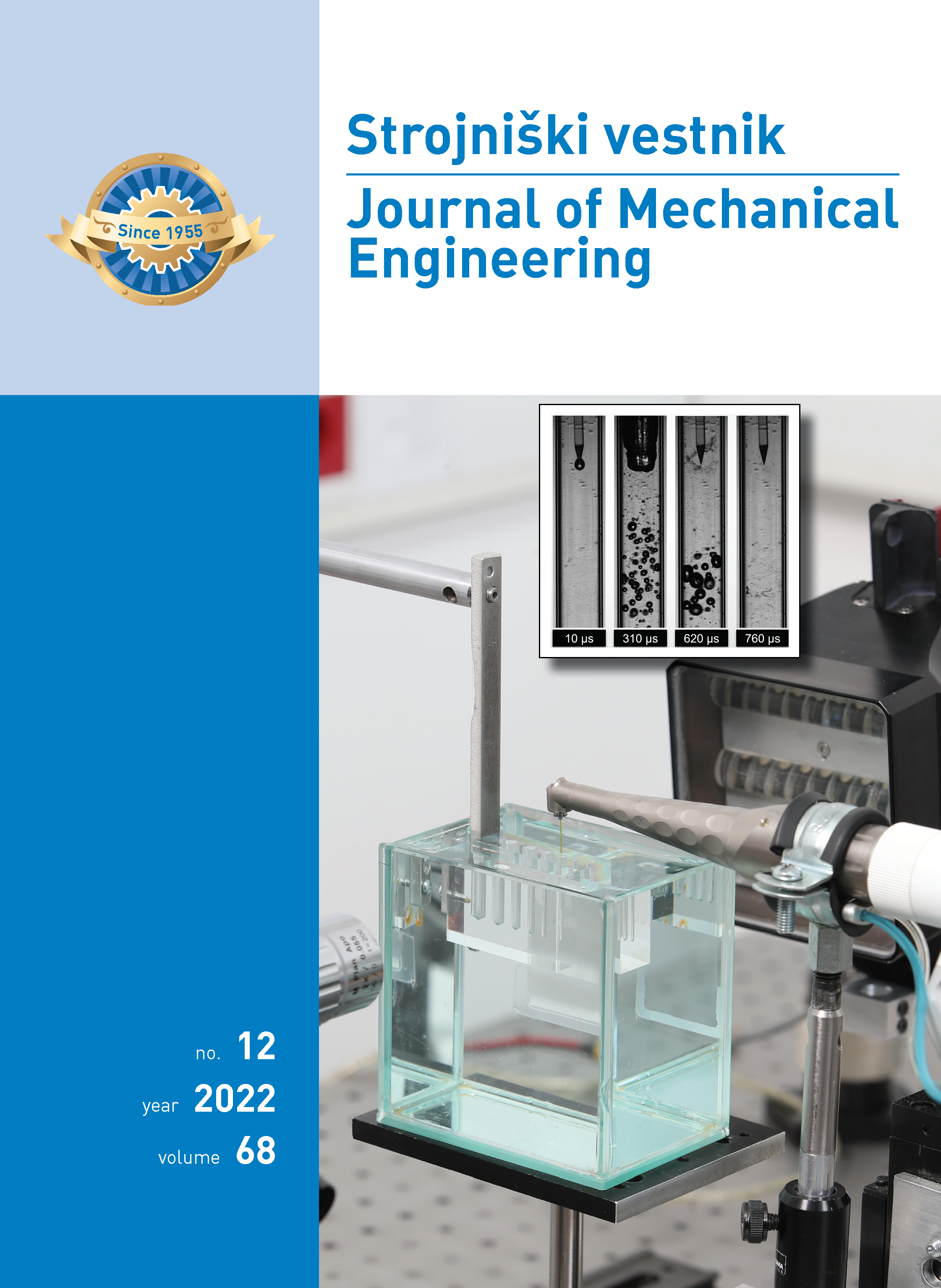 					View Vol. 68 No. 12 (2022): Strojniški vestnik - Journal of Mechanical Engineering
				