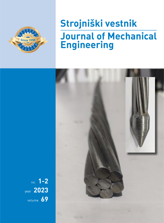 					View Vol. 69 No. 1-2 (2023): Strojniški vestnik - Journal of Mechanical Engineering
				