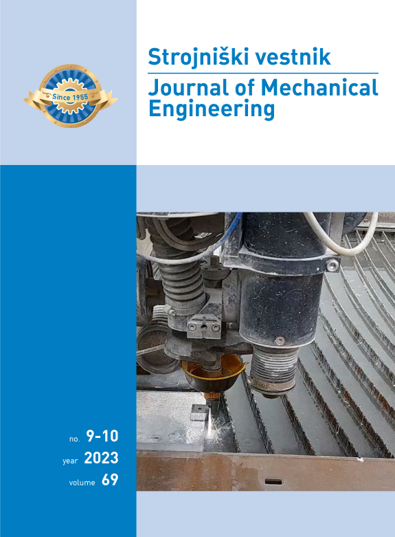 					View Vol. 69 No. 9-10 (2023): Strojniški vestnik - Journal of Mechanical Engineering
				