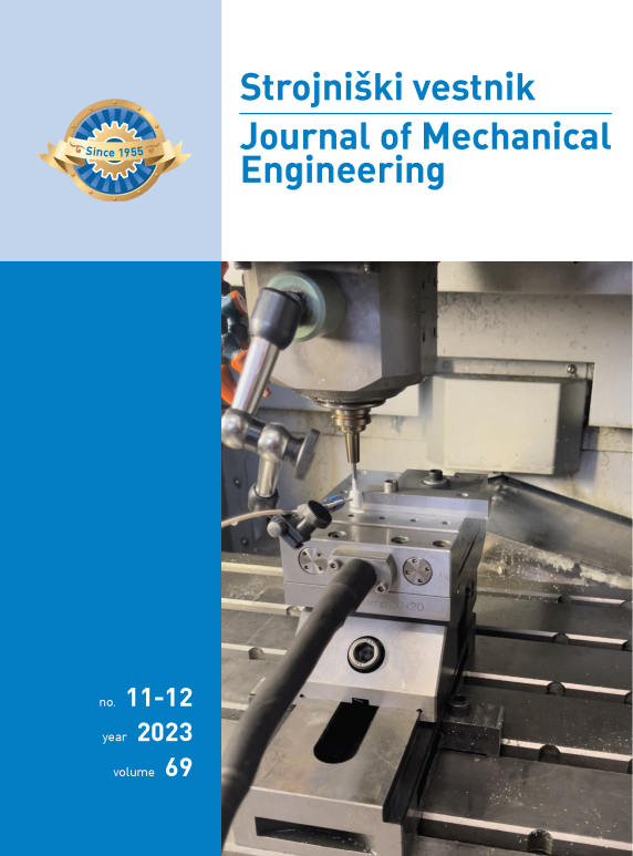 					View Vol. 69 No. 11-12 (2023): Strojniški vestnik - Journal of Mechanical Engineering
				