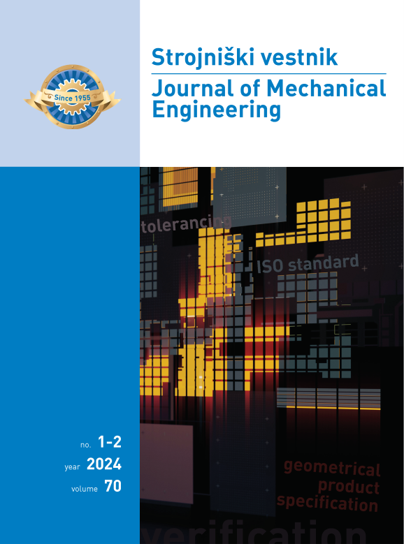 					View Vol. 70 No. 1-2 (2024): Strojniški vestnik - Journal of Mechanical Engineering
				