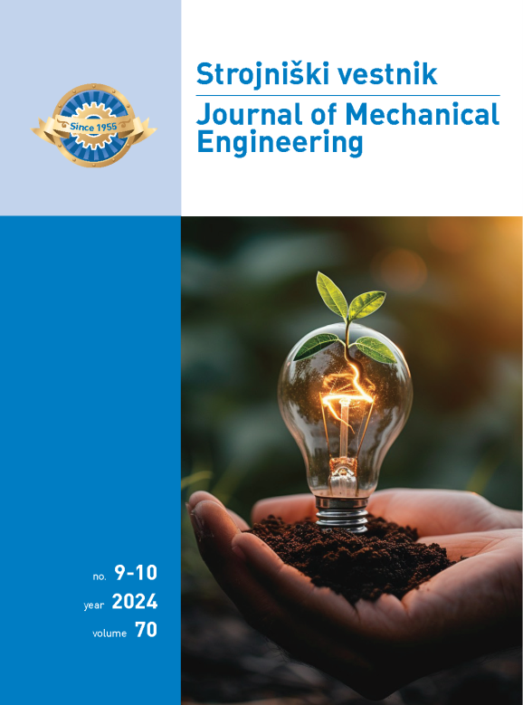 					View Vol. 70 No. 9-10 (2024): Strojniški vestnik - Journal of Mechanical Engineering
				