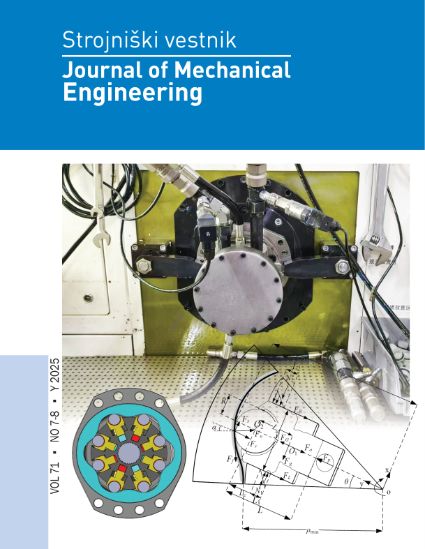 					View Vol. 71 No. 7-8 (2025): Strojniški vestnik - Journal of Mechanical Engineering
				