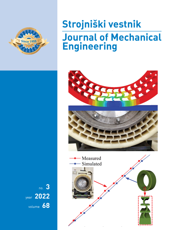 					View Vol. 68 No. 3 (2022): Strojniški vestnik - Journal of Mechanical Engineering
				